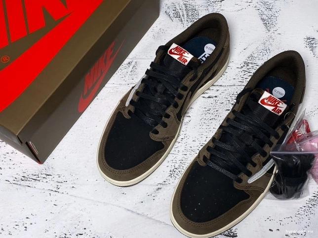 OG CQ4277-001 Low Scott SP 1 Jordan x Travis Air Mocha Dark 1019